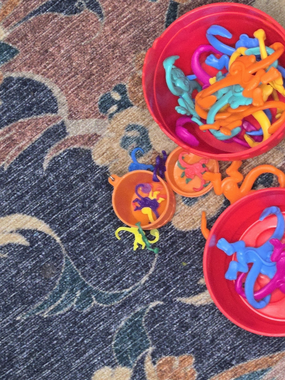 Colorful Mini & Regular Monkey Toy Sets for Kids - Bright Multicolor